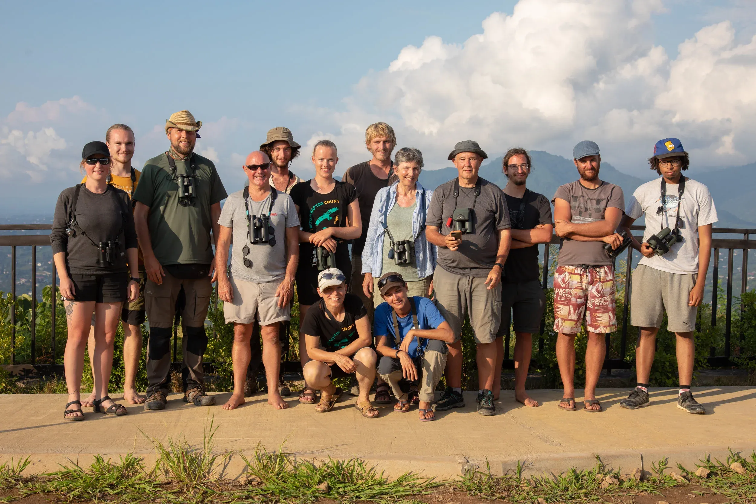 Counting force of Station 1. Photo: Nick Watmough.