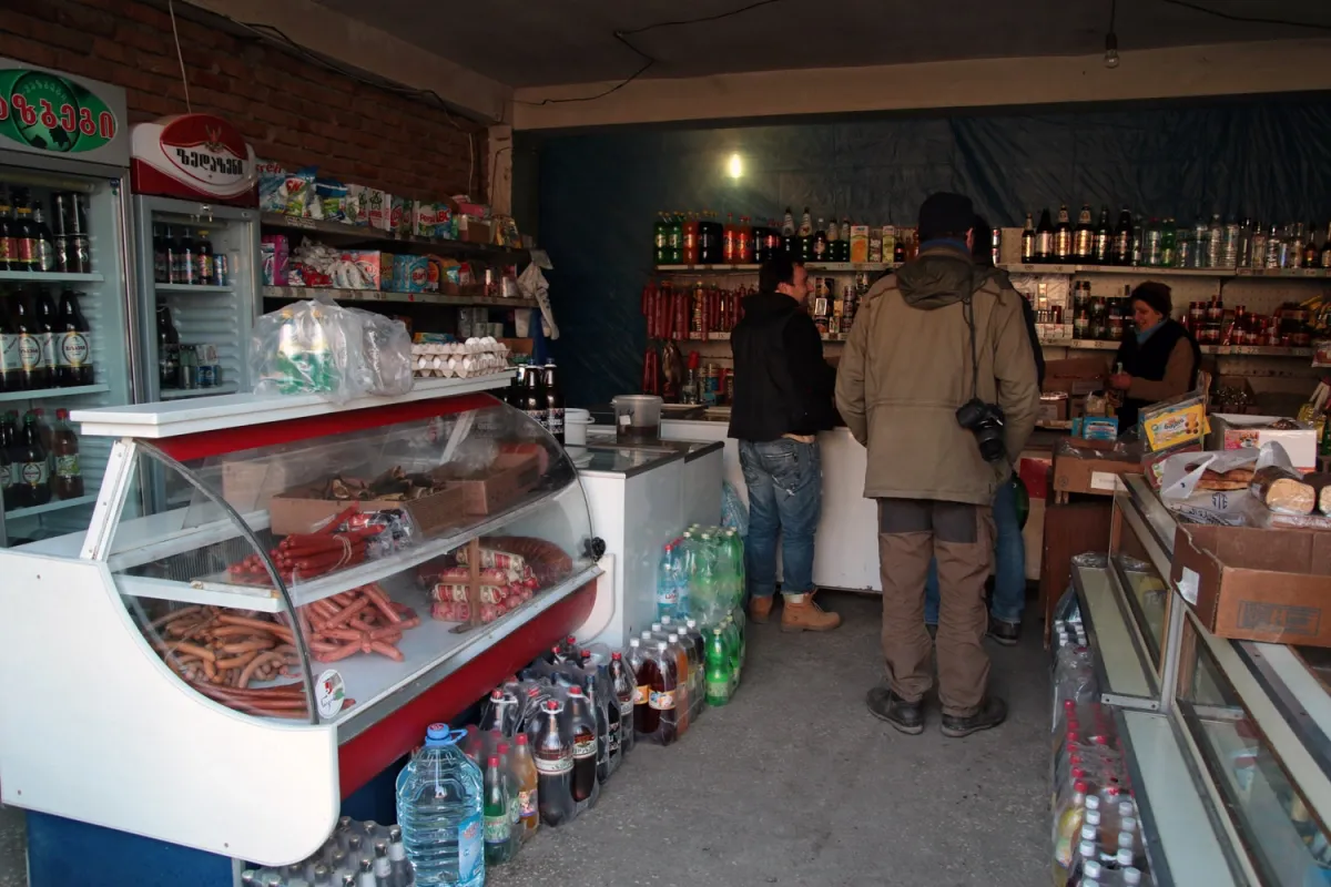 Buying supplies for a long stay in the wilderness