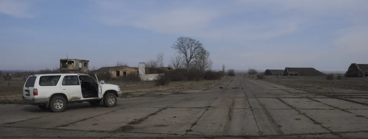 Soviet airbase in Shiraki Plain